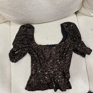 Amanda Uprichard Sparkly Top